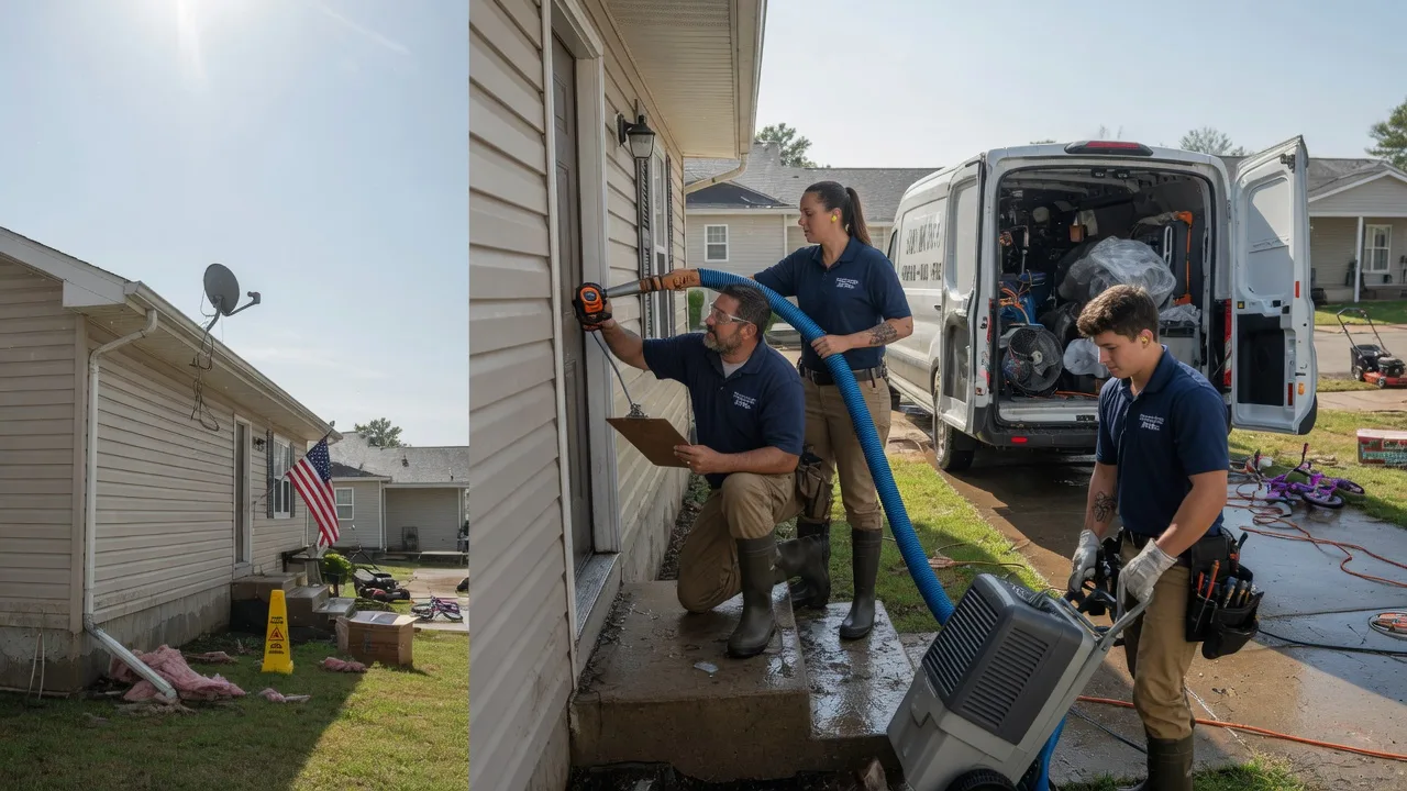 Ceiling Water Damage Restoration in Clarksburg, OH near me